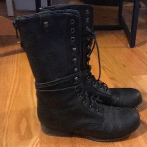 Madden Girl Combat Boots